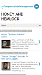 Mobile Screenshot of honeyandhemlock.com