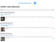 Tablet Screenshot of honeyandhemlock.com